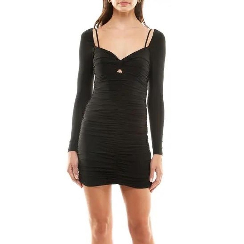 WAYF X Jourdan Sloane mini ruched dress